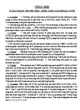 Tổng hợp 20 bài toán ôn thi học sinh giỏi giai đoạn cuối